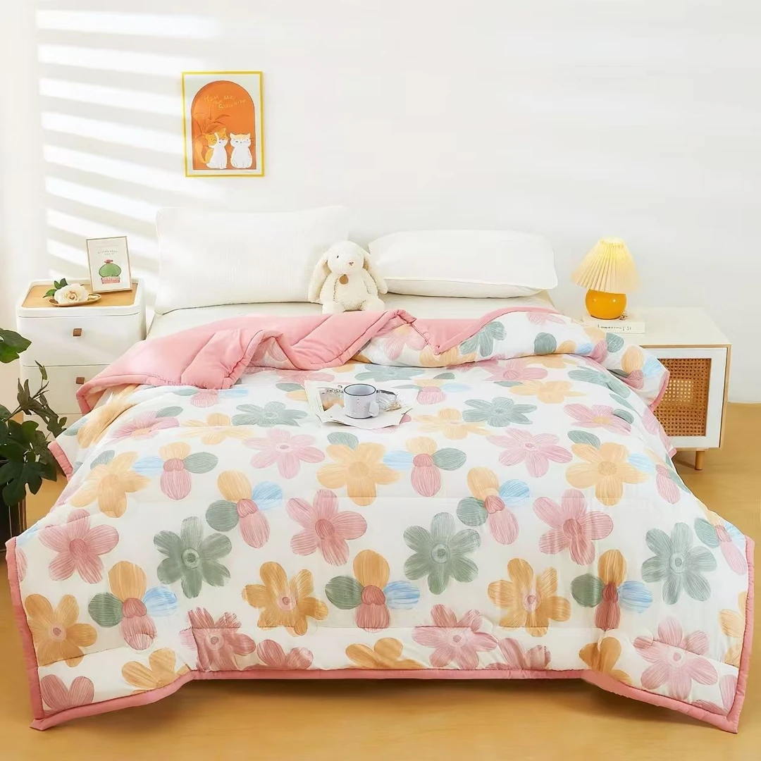 2025新款大学生开学夏凉被双人空调被夏天单人宿舍薄被子双人春秋