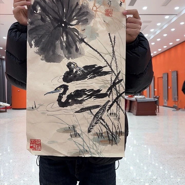 国画李庆宣老先生去伪存真原作