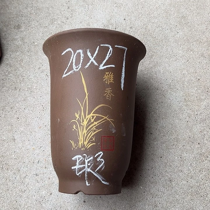 紫砂花盆宜兴紫砂花盆