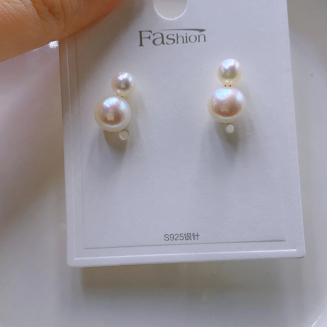 颈饰银S925镶嵌淡水珍珠