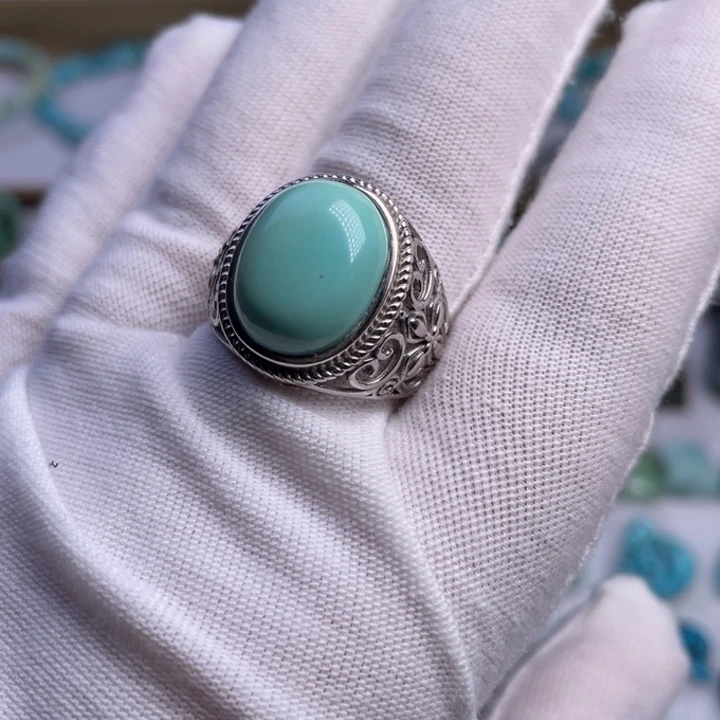 绿松石未镶嵌戒指