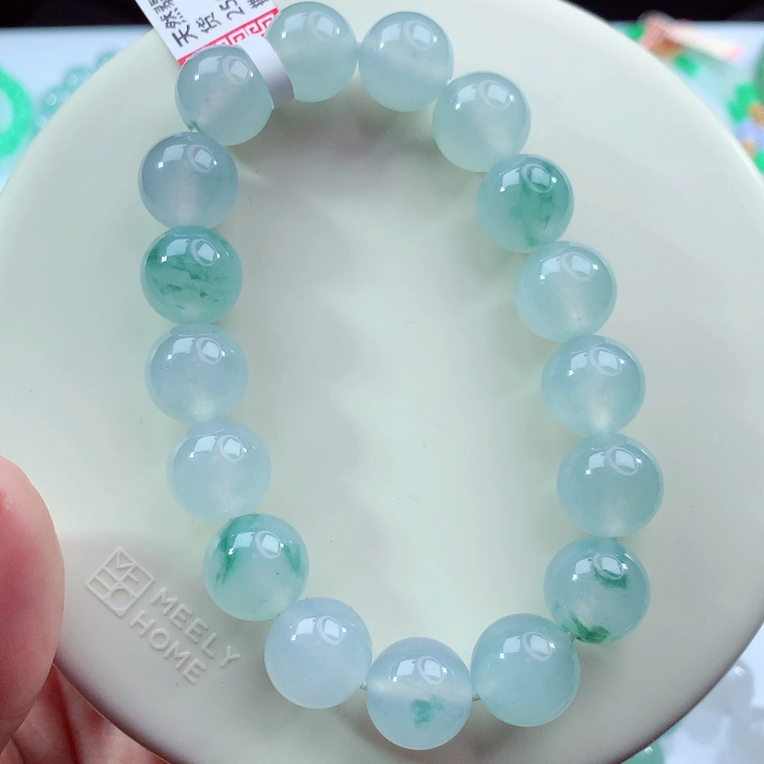 翡翠未镶嵌手链卡12.2