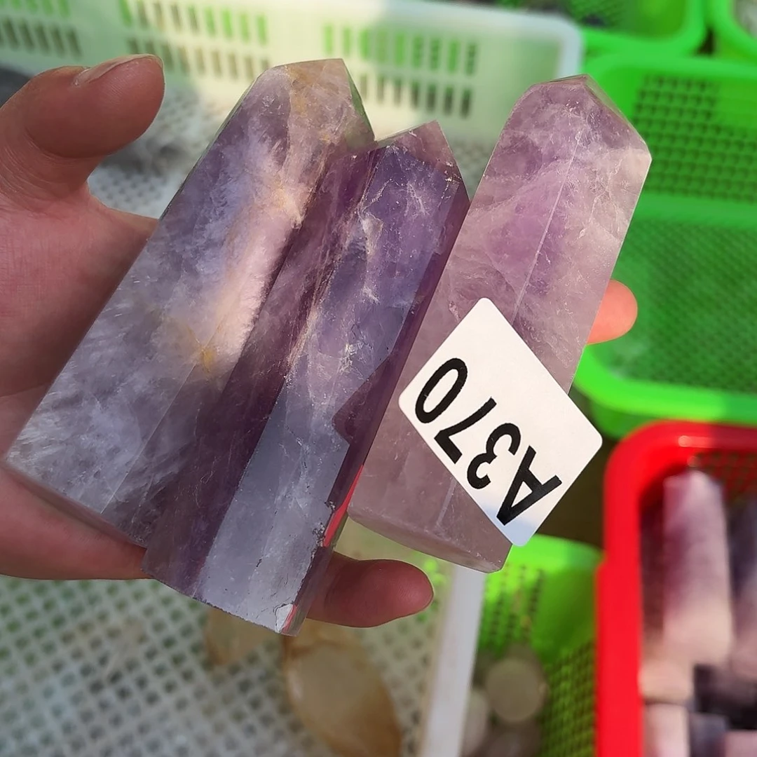 水晶紫水晶柱子多样性发一个未镶嵌