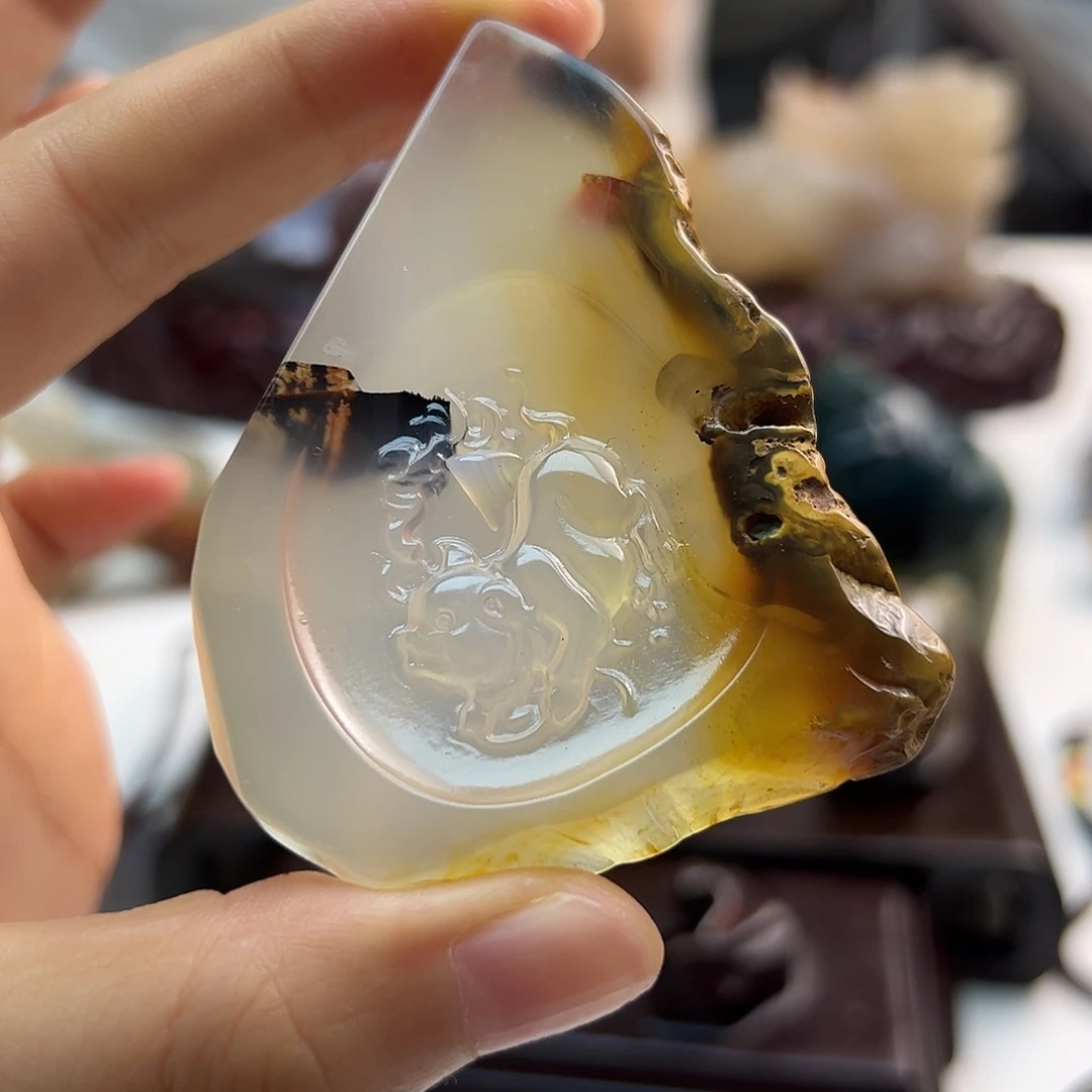 玛瑙/玉髓未镶嵌颈饰