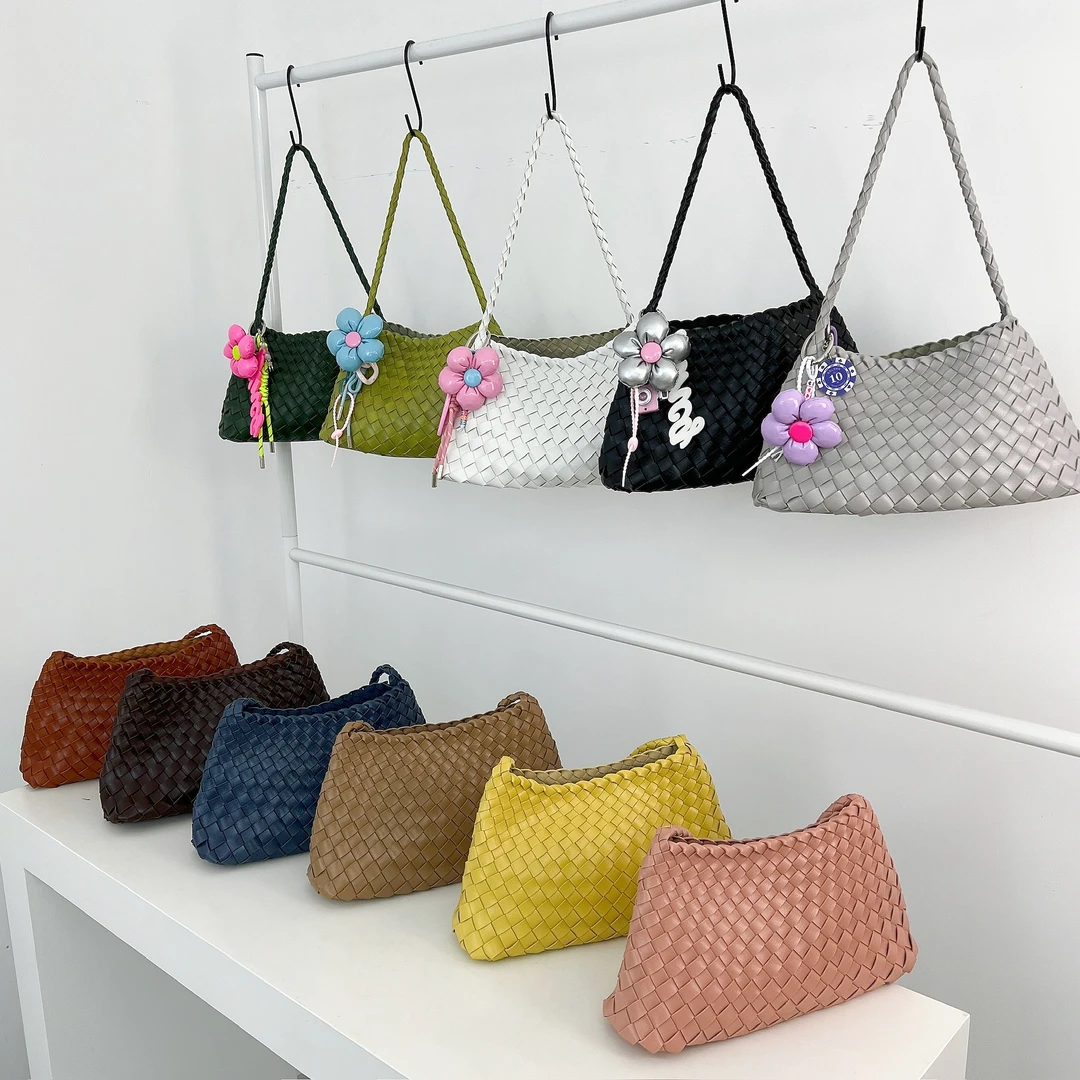 【帕里斯专属】纯手工编织女包轻奢欧若风可拆卸内袋编织包包夏天