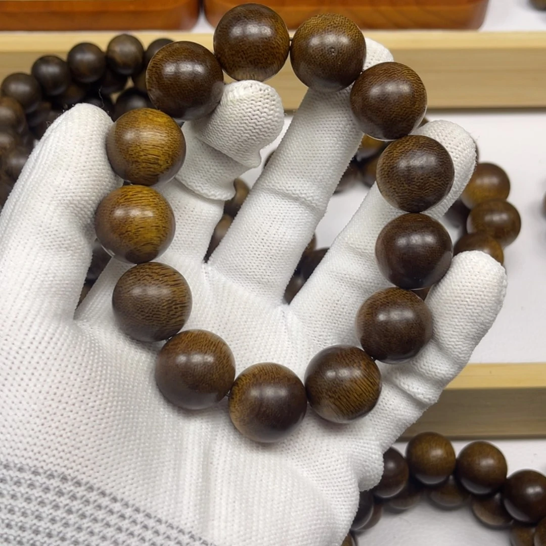 风***动沉香手串越南芽庄黄棋楠1.8