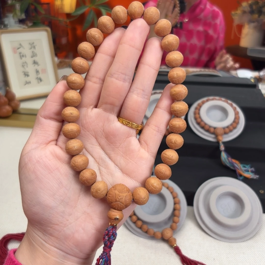 凤眼菩提吊坠12毫米大眼手持27颗矮桩