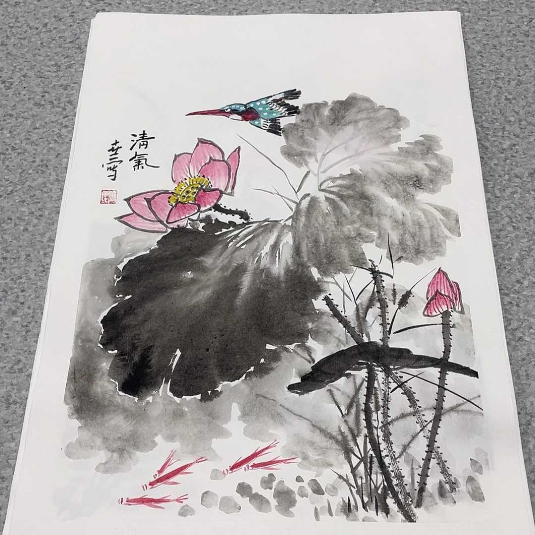 国画1.4平尺国画作品
