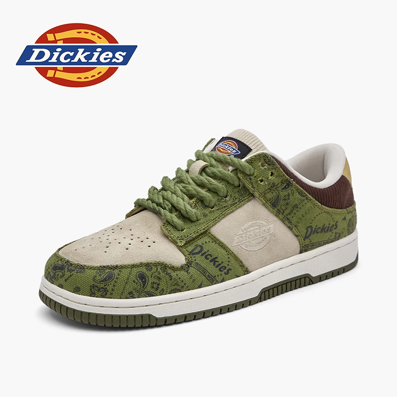 DickiesDickies2025新款百搭时尚男鞋透气低帮鞋防滑耐磨休闲板鞋