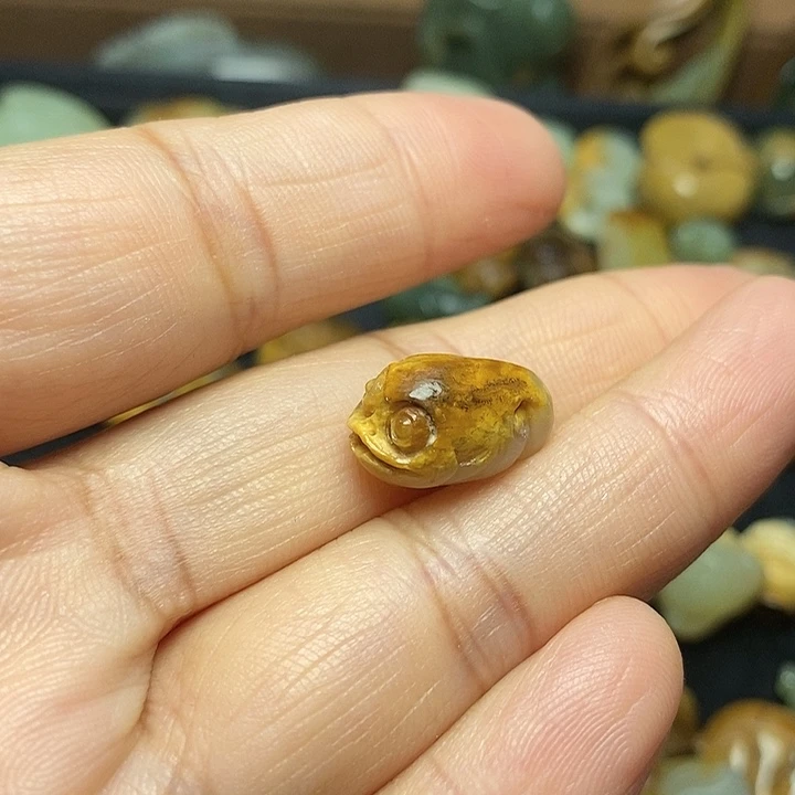 剑***神岫岩河磨玉（透闪石质玉）未镶嵌颈饰