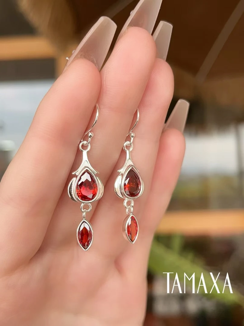 足银银制品 Tamaxa纯银耳环