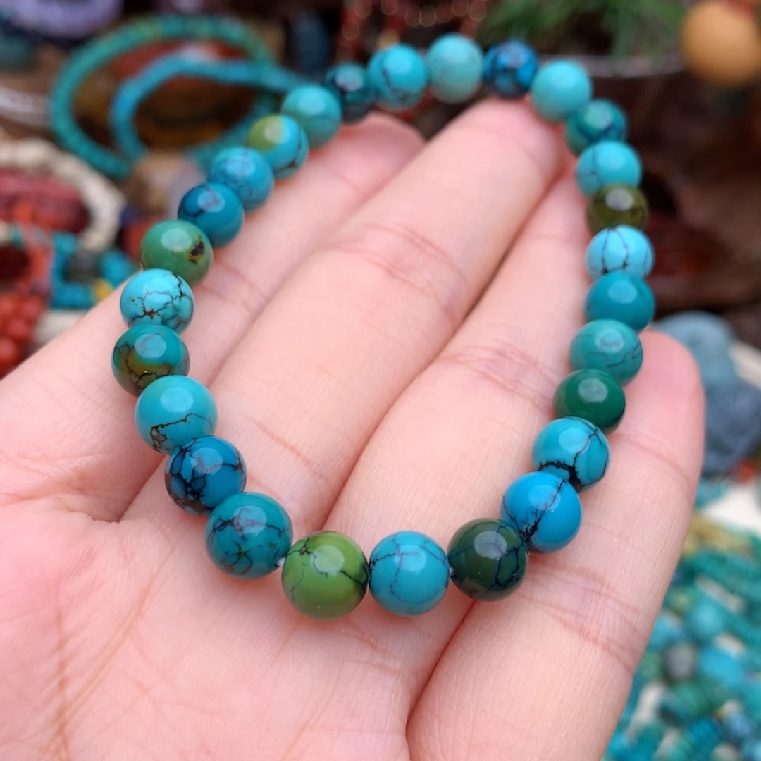 未镶嵌绿松石珠宝奇石老*