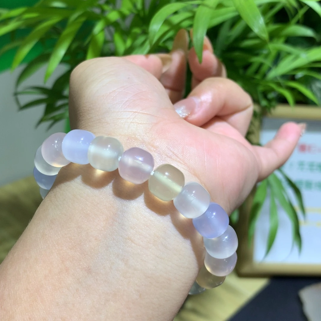 手镯玛瑙/玉髓未镶嵌多宝卡10老型珠手串