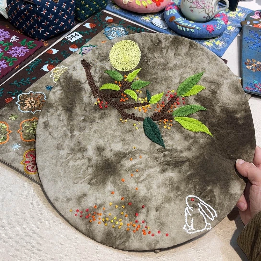 规格29刺子绣茶席