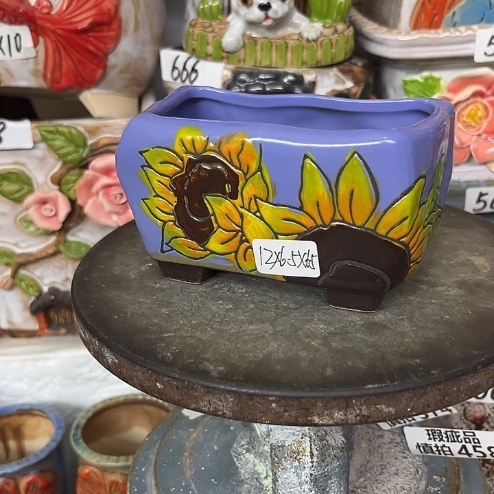 粗陶材质多肉花盆