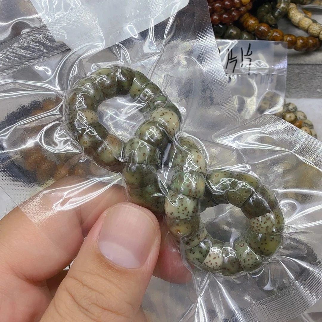 星月菩提手串71荣耀绿星月菩提单圈1.0大肠