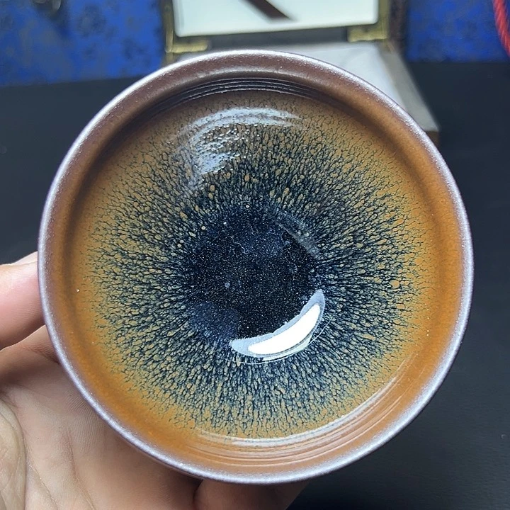 骆***草茶盏建盏茶兔豪盏主人杯