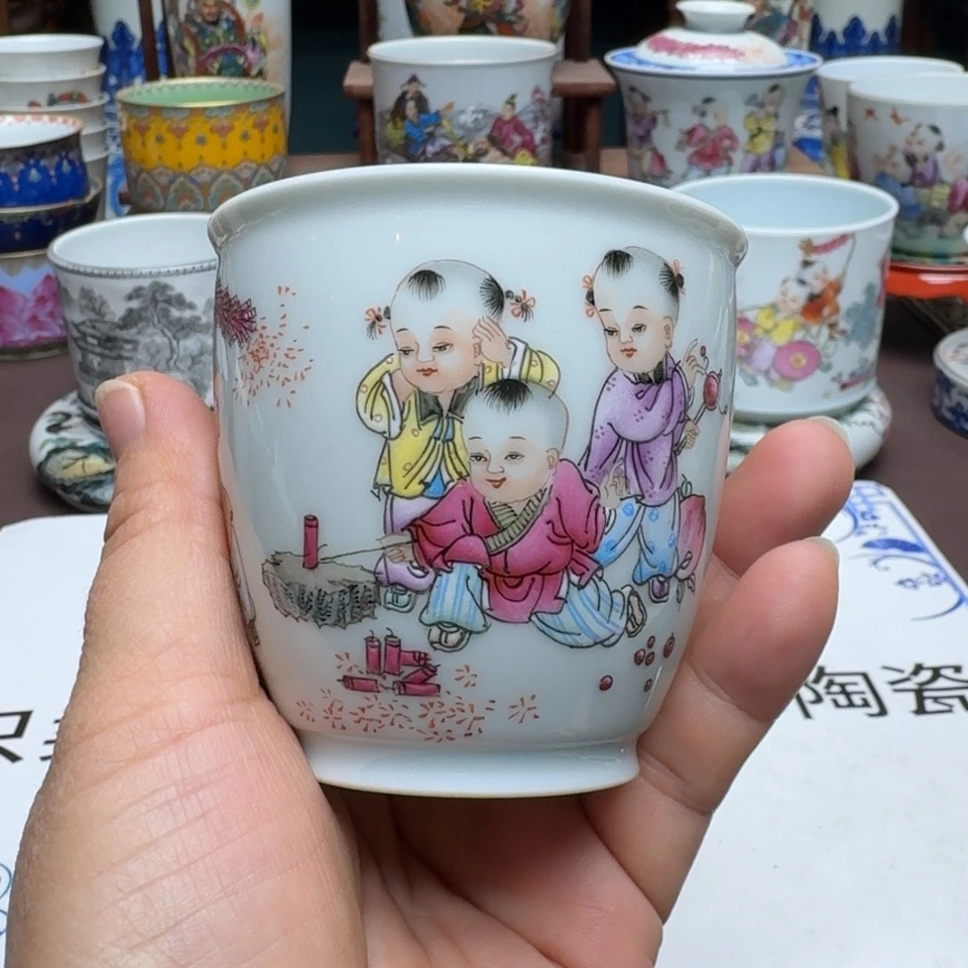 景德镇手工手绘展示