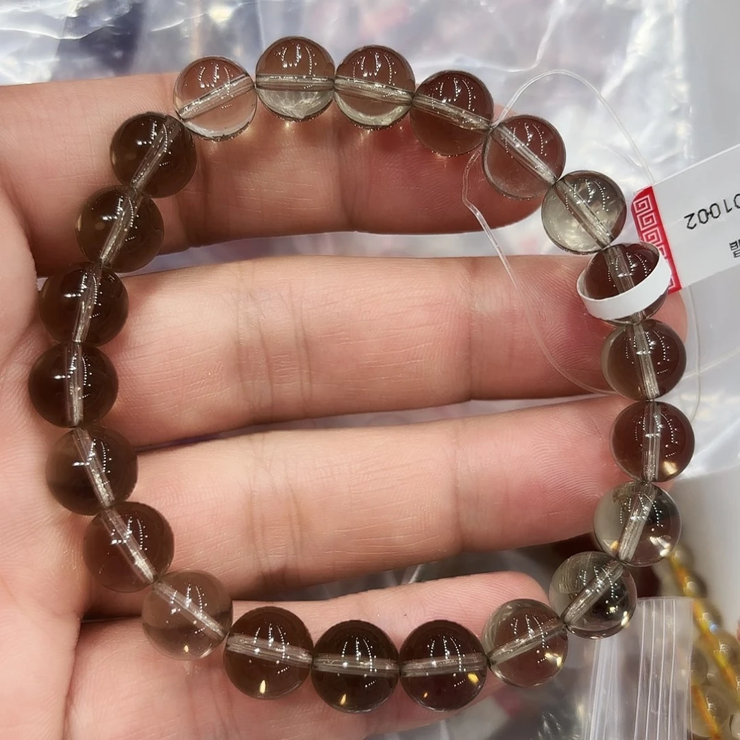 水晶手链未镶嵌茶水晶