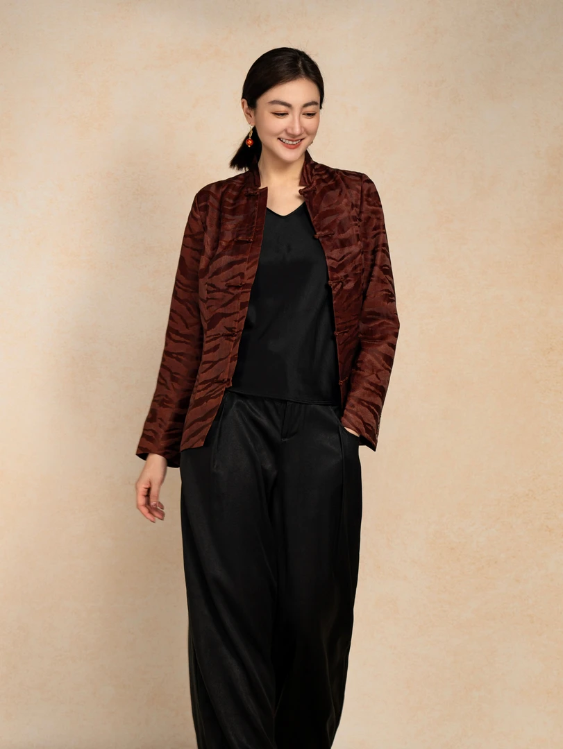 【栖香锦】“红藕香残玉簟秋”设计师款 新中式 唐装 上衣2店