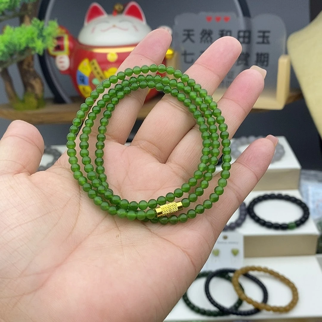 和田玉手链未镶嵌