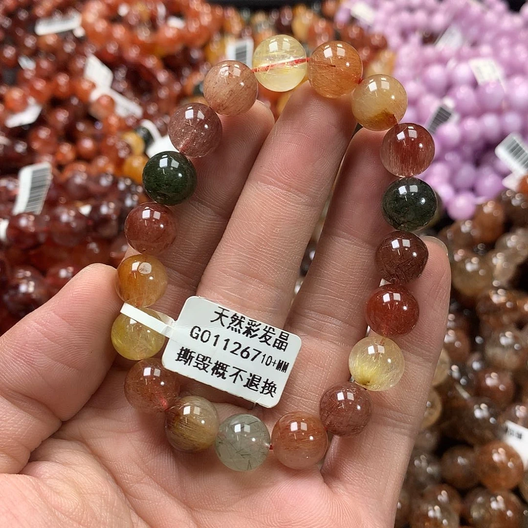 水晶手链未镶嵌，