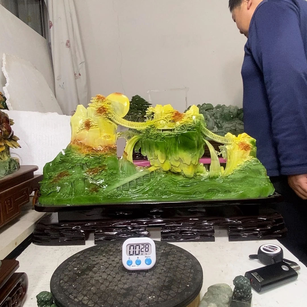 驰***下玉玉未镶嵌居家摆件