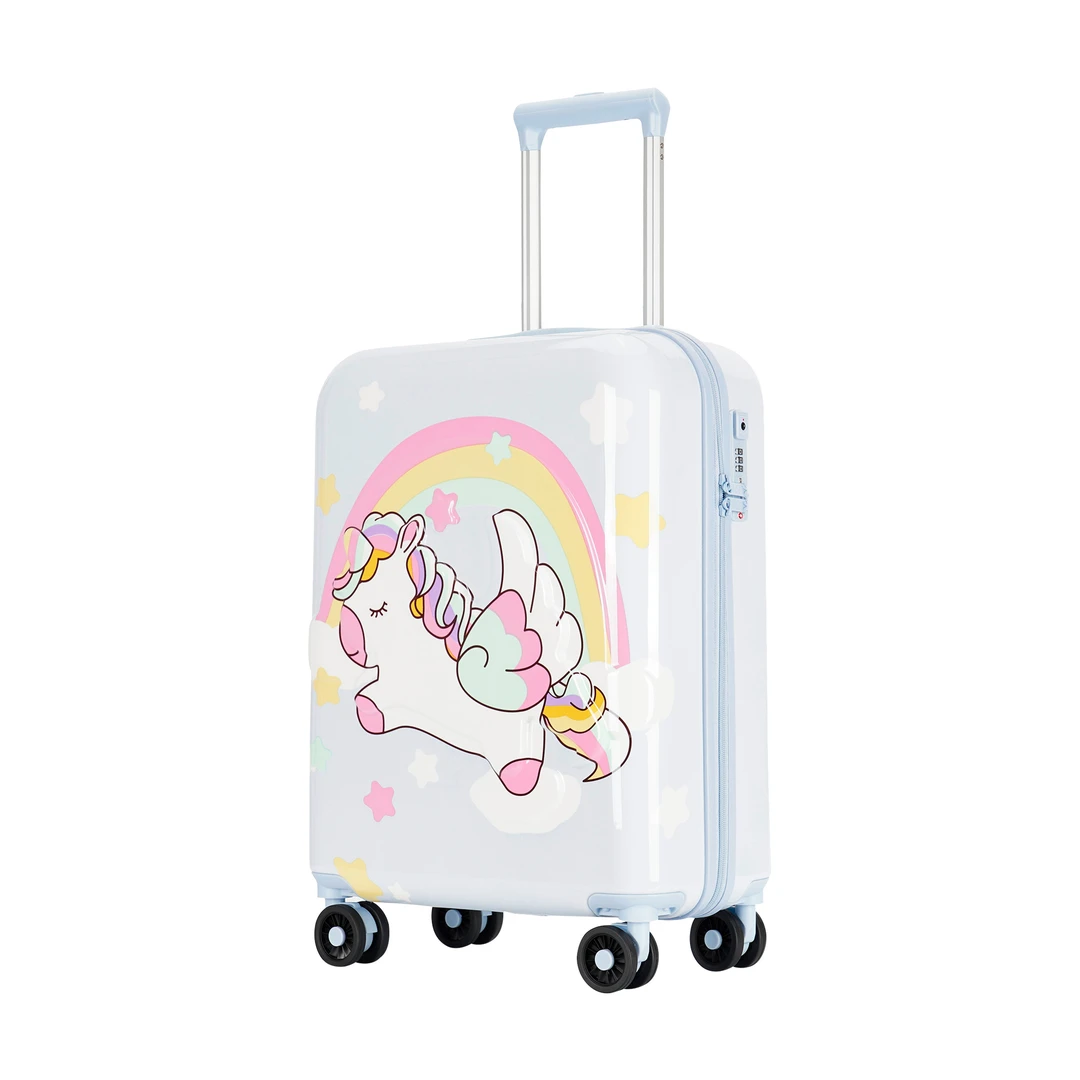 银座儿童系列独角兽20寸登机拉链箱银座hellokitty旅行箱女孩6758