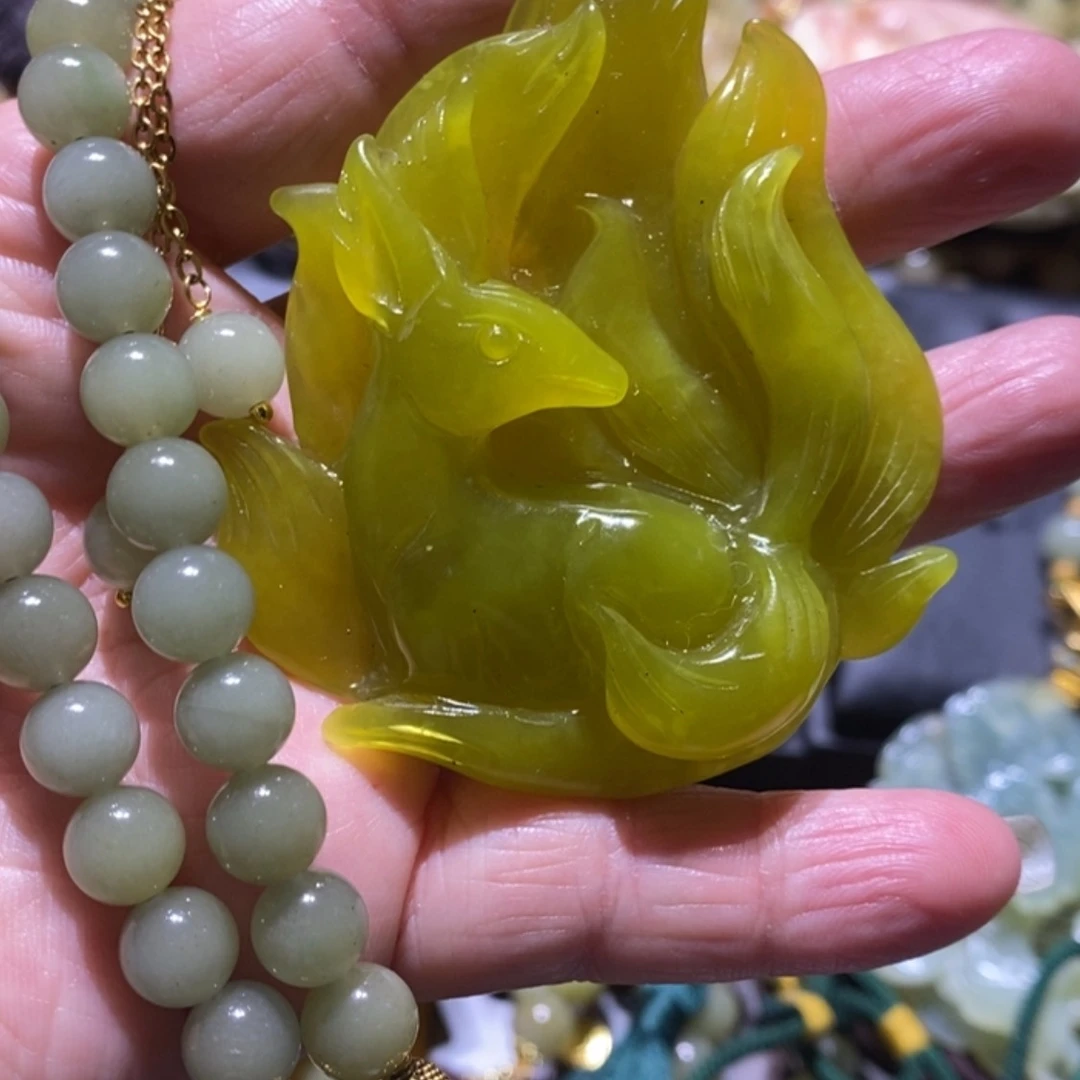 【闪购商品】岫玉毛衣链未镶嵌