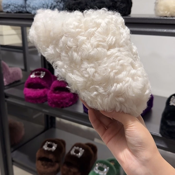 套趾款39白色卷毛包脚