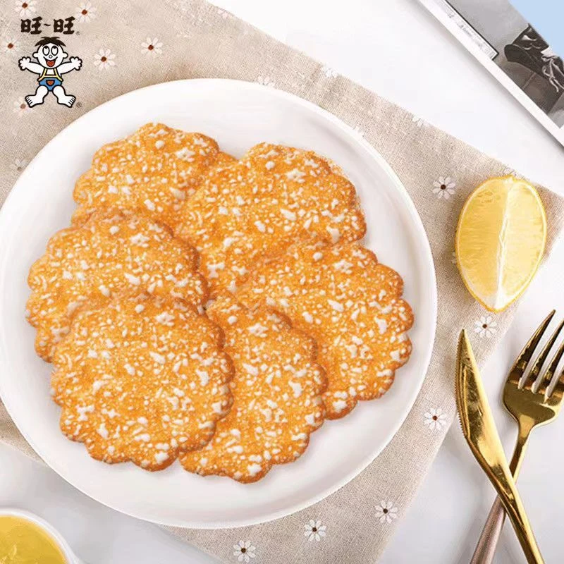 旺旺厚雪烧雪饼米饼新品泰式甜辣味包雪饼零食酥脆饼干