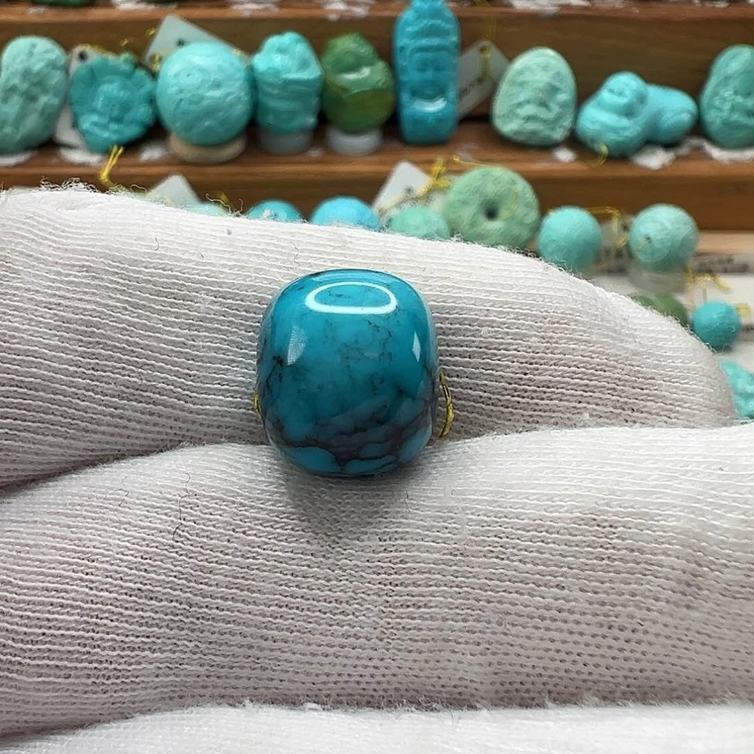 绿松石老型珠 未镶嵌