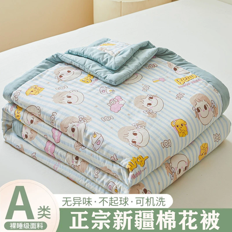 A类无印风棉花夏被夏凉被空调被薄被芯爆款薄被子春季双人家用被