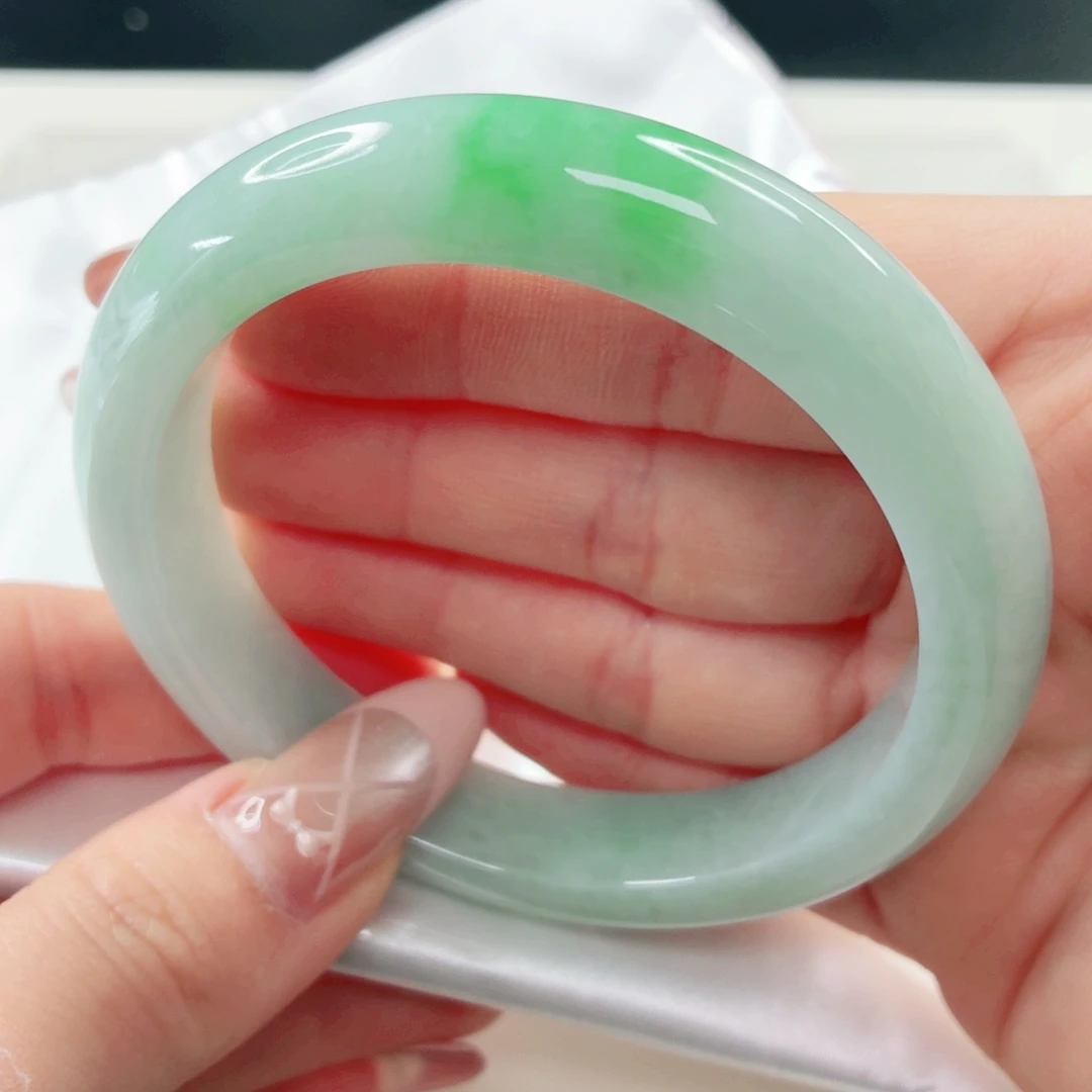 翡翠未镶嵌手镯58.8x331