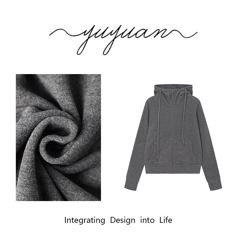 【媛宝】“小资格调”秋冬时尚休闲百搭宽松老钱风针织外套-FS3660