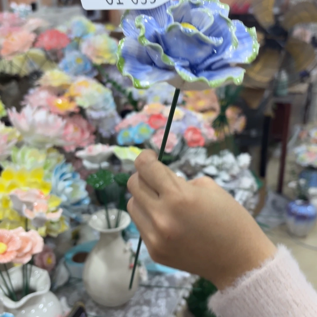 陶瓷花，20发货， 退款拉黑