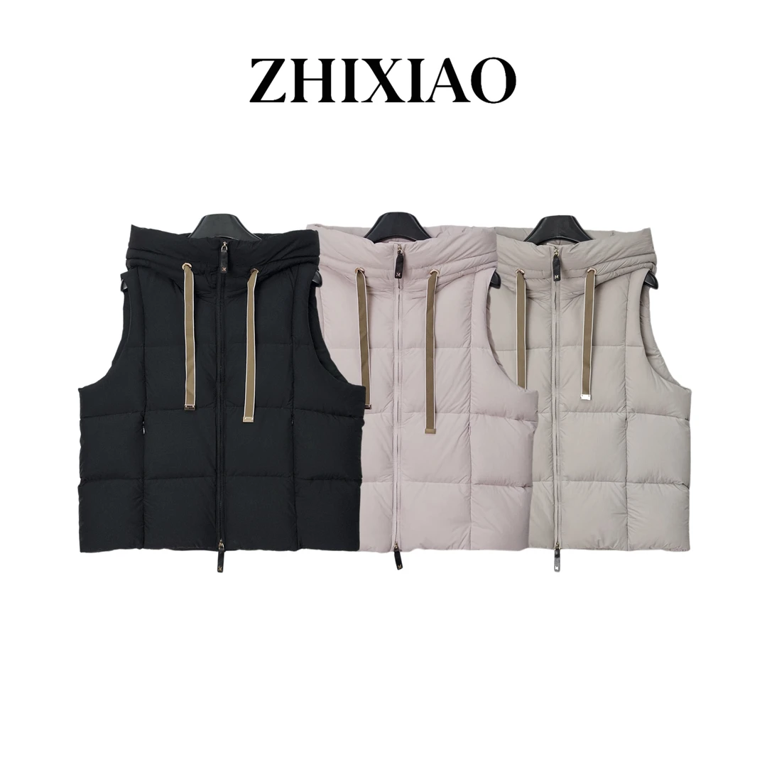 【ZHIXIAO】秋冬新款：连帽羽绒马甲882506