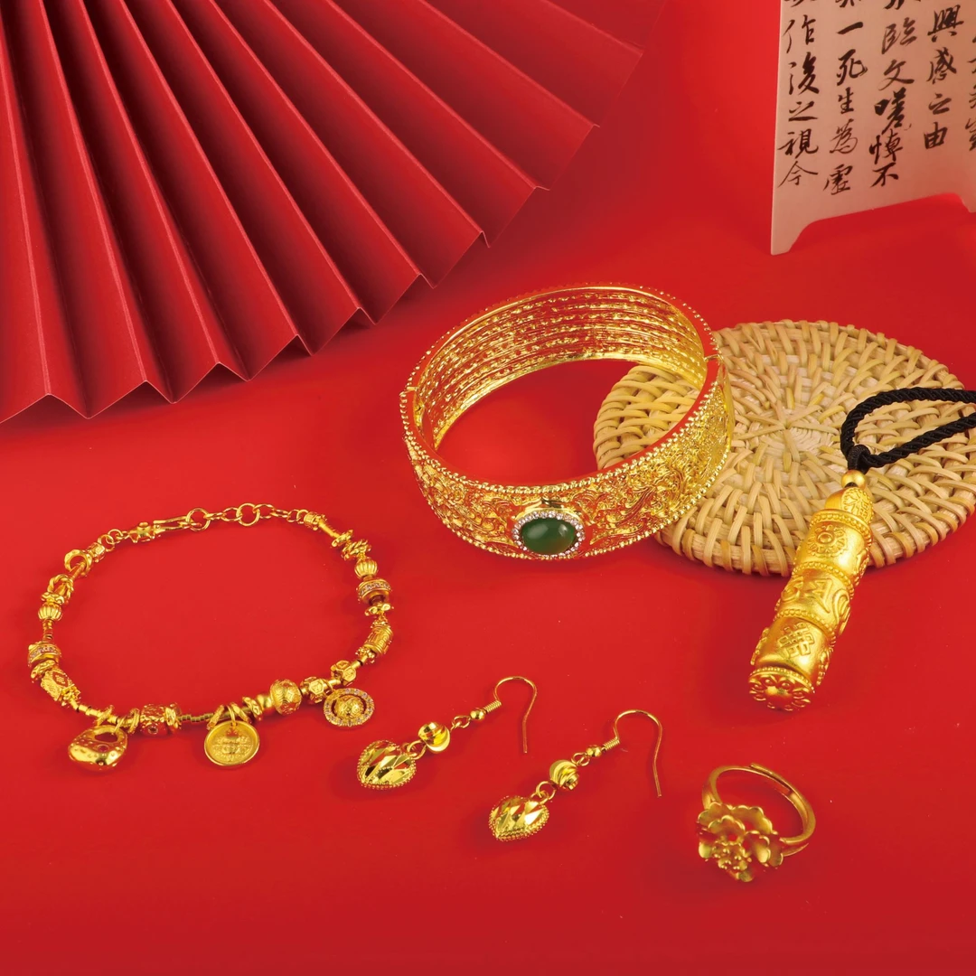 【活动专属】黄财神胖福盘缠手链套装