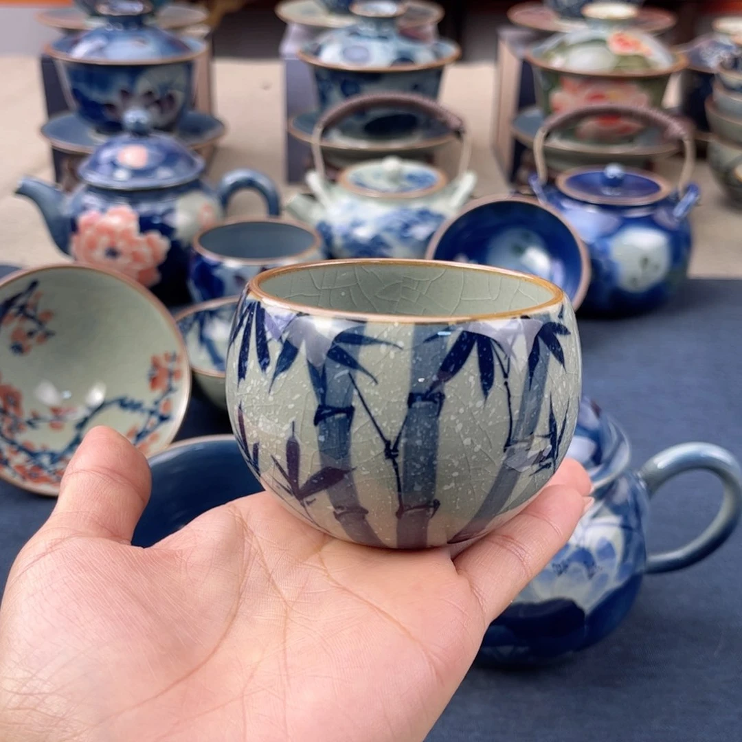 杯景德镇手绘手工茶具