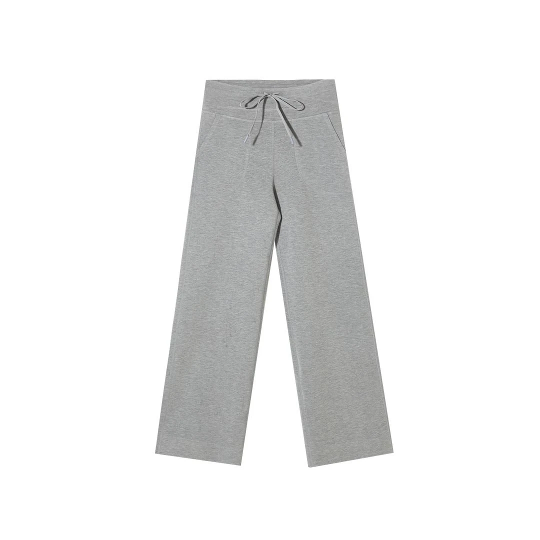 【lulu瘦瘦裤】砂洗莫代尔.高支高密·直筒藏肉巨显瘦抽绳直筒裤