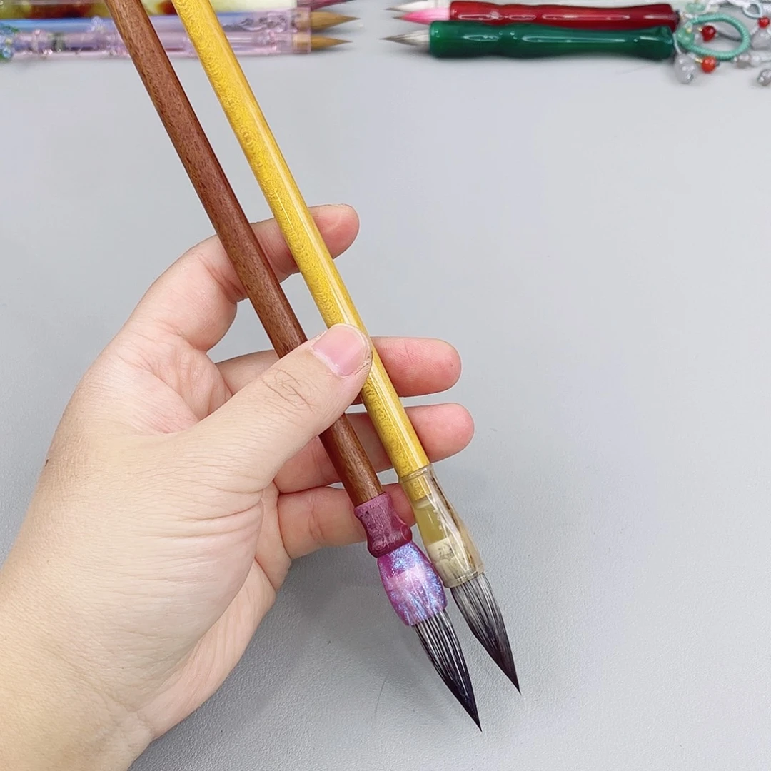 高货毛笔2支，金丝雪狐和锦瑟