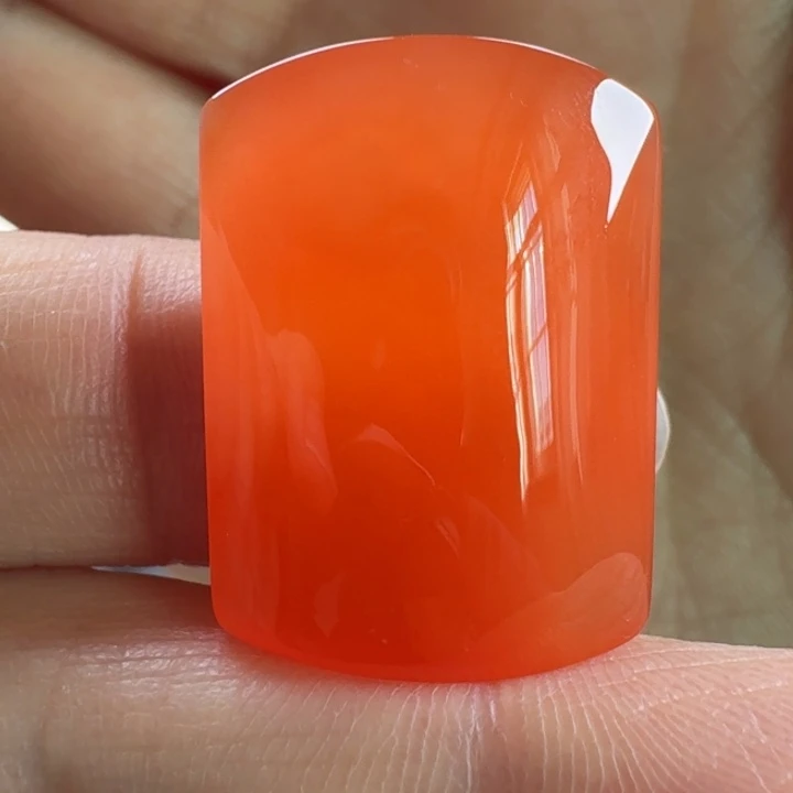 南红玛瑙未镶嵌平安无事牌24.8*18.1*9.8