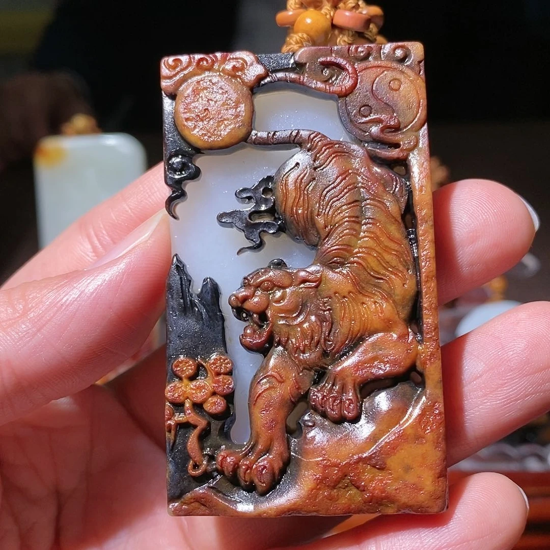 和田玉挂件未镶嵌网****