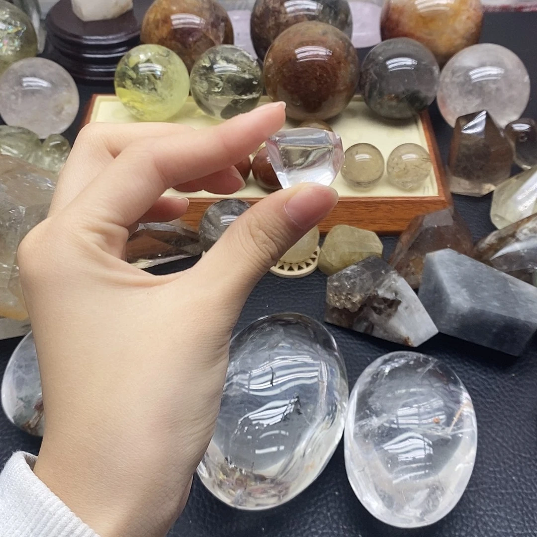 珠宝半成品水晶未镶嵌26水晶石