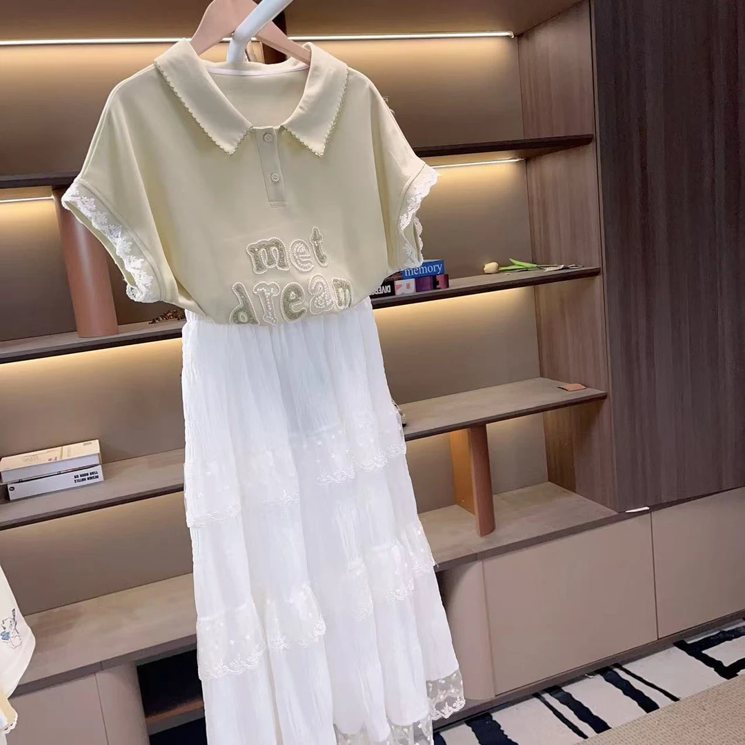 女童短袖T恤夏装2025夏季新款亲子装百搭儿童打底衫上衣25XK242