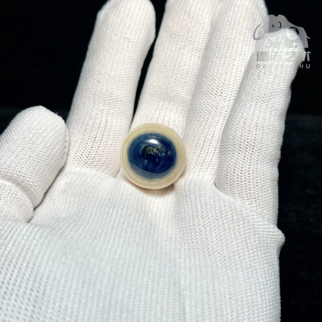 DEZHI/德志【无双·深蓝】20mm猛犸牙锁骨珠一颗