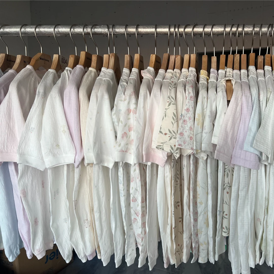 01号泡泡纱长袖连体衣