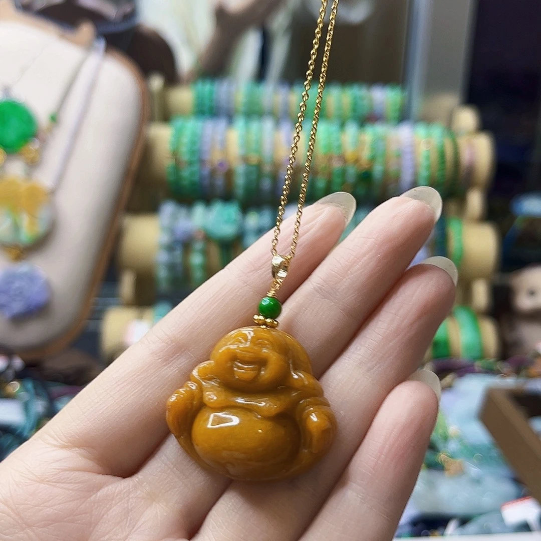 翡翠未镶嵌颈饰翡翠首饰