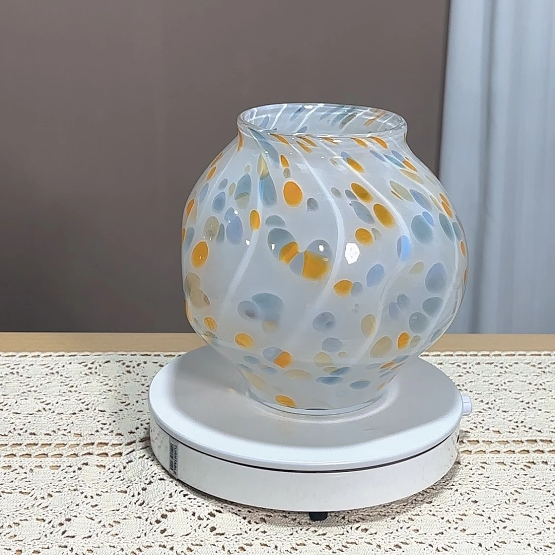 琉璃彩点系列手工琉璃花瓶