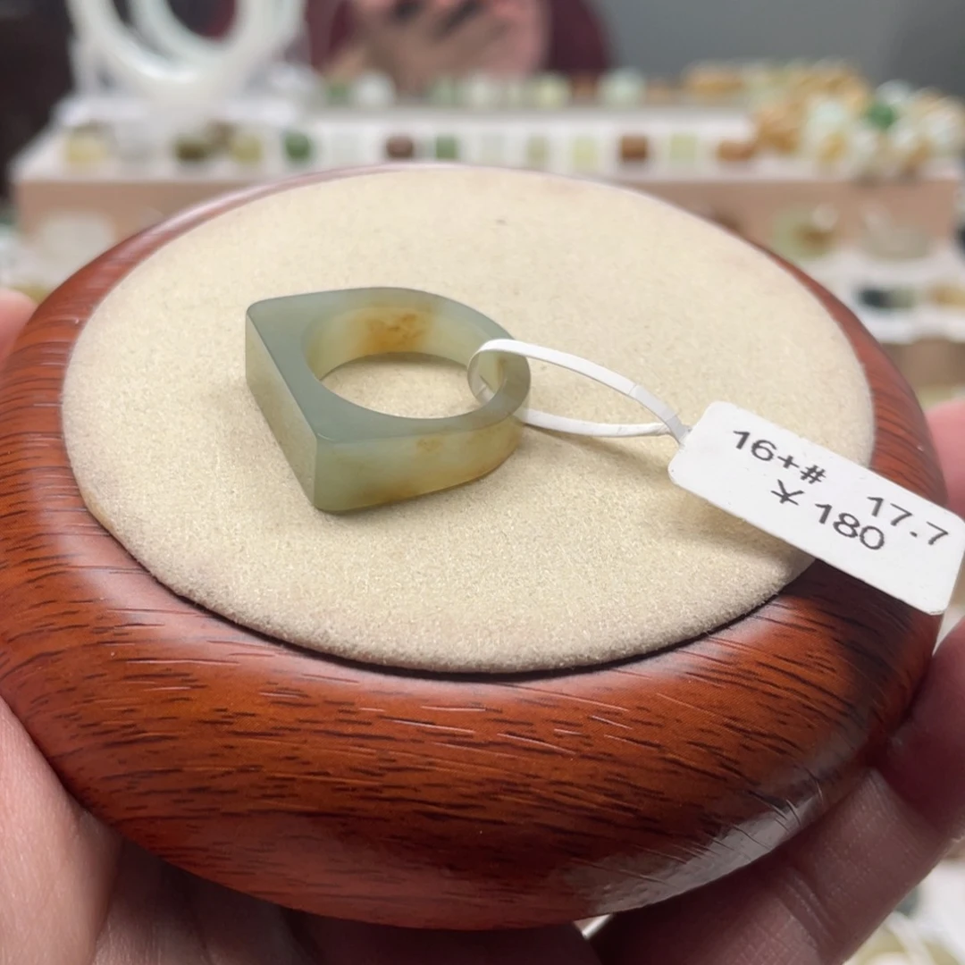和田玉戒圈未镶嵌D***C17.7